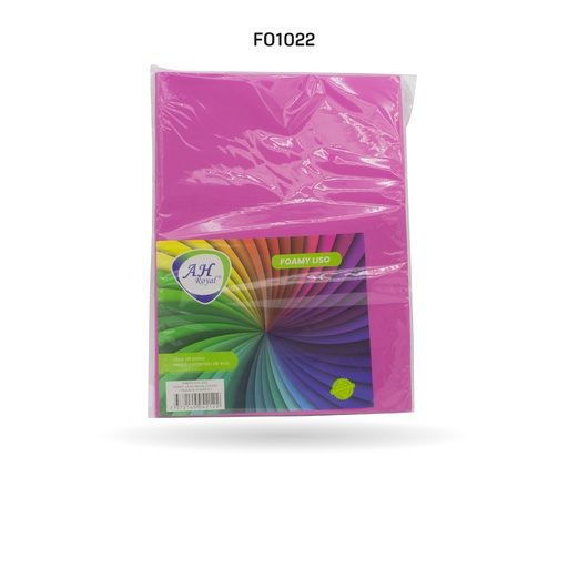 [FO1022] FOAMY 1/8 AH ROYAL FUCSIA X 10 UNDS [AH80101015-PAC0005]
