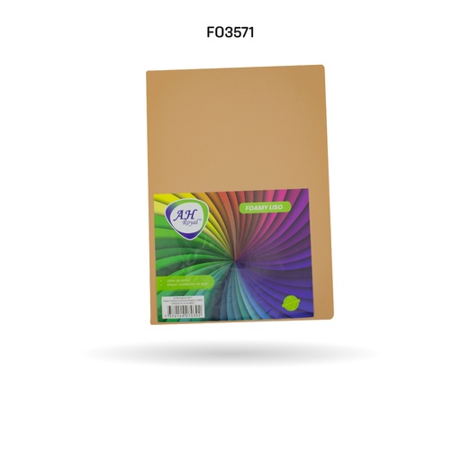 [FO3571] FOAMY PLIEGO AH ROYAL ROSADO CARNE X 10 UNDS [AH50102515-3571]