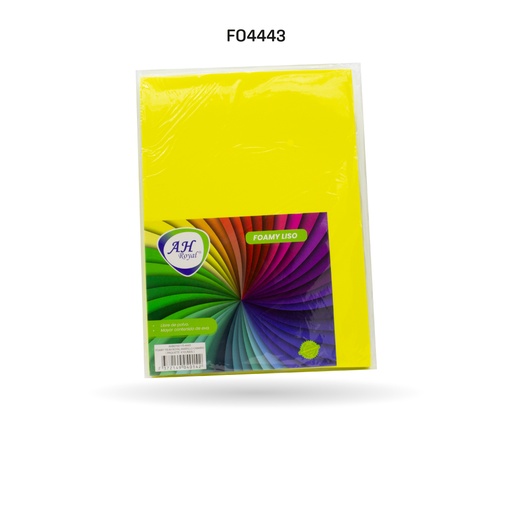 [FO4443] FOAMY 1/8 AH ROYAL AMARILLO CANARIO X 10 UNDS [HN108]