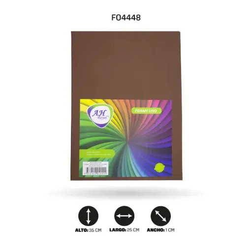 [FO4448] FOAMY 1/8 AH ROYAL CAFE CLARO X 10 UNDS [AH80103815-4448-AH80103815-HN142]