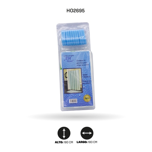 [HO2695] CORTINA BLISTER GRUESO 101- 2 X50 [PAC30130-2695]