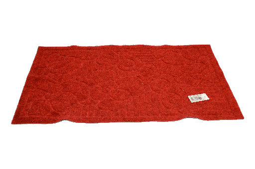 [HO3310] TAPETE DE BIENVENIDO CUADRADO GAMUZA [PAC50011-3310]