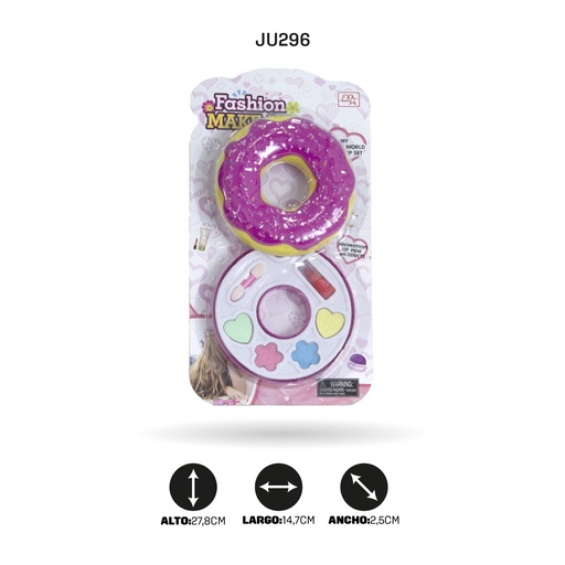 [JU296] KIT DE MAQUILLAJE DE DONAS [FCJ0592288]
