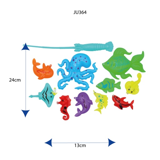 [JU364] JUGUETE PARA PESCAR (11PCS) [FCJ0593153]