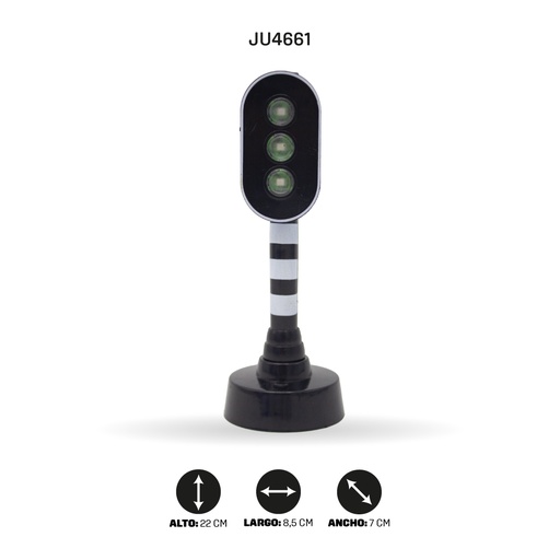 [JU4661] SEMAFORO CON LUZ CAJA X192 UNDS [MY9110A]