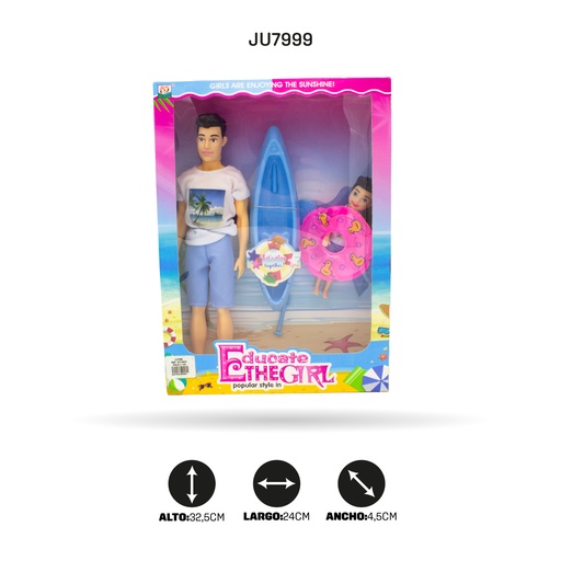 [JU7999] JUEGO DE MUÑECAS DE PLAYA [GY19051]