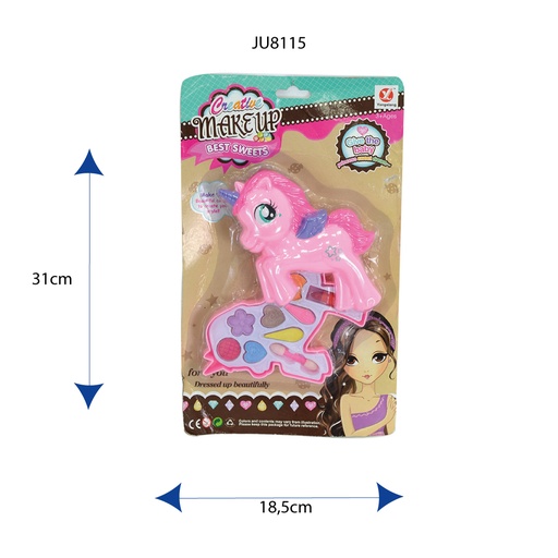 [JU8115] SET MAQUILLAJE UNICORNIO [B8711-6]