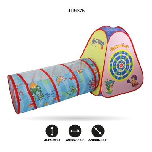 [JU9375] Tienda Infantil con túnel JU9375 [889-176A-B]