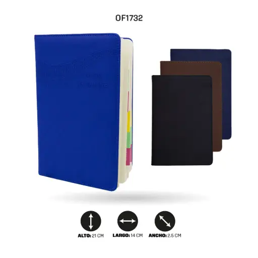 [OF1732] AGENDA A5 2514 PERMANENTE TROQUELADA [PAC70329-1732]