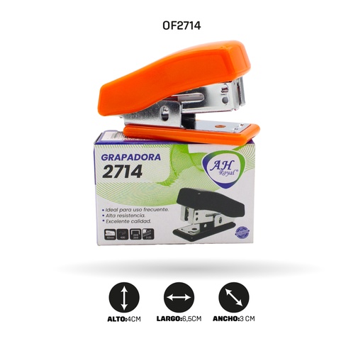 [OF2714] GRAPADORA AHROYAL MINI PARA 25 HOJAS [PAC40013-2714]