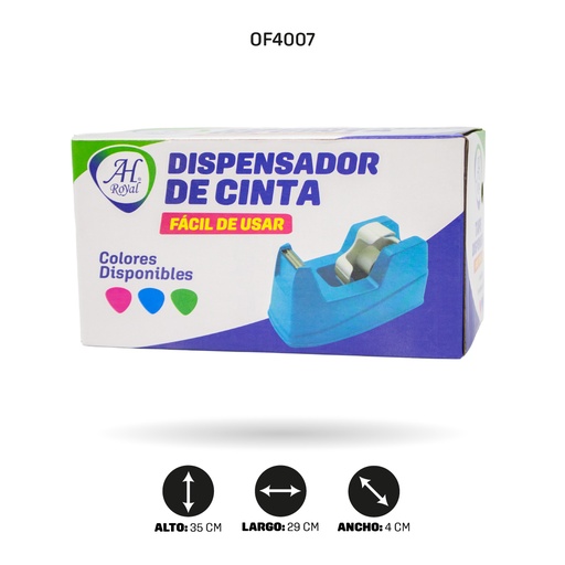 [OF4007] DISPENSADOR CINTA AHROYAL MEDIANO 20030 [PAC3533-4007]