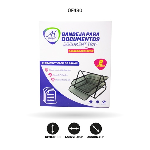 PORTADOCUMENTOS AH ROYAL BANDEJA X2 2002 X12 [PAC2003-430-PAC2003]