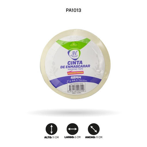 [PA1013] CINTA AH ROYAL ENMASCARAR 48mm 2" x 40m [PAC90159-1013]