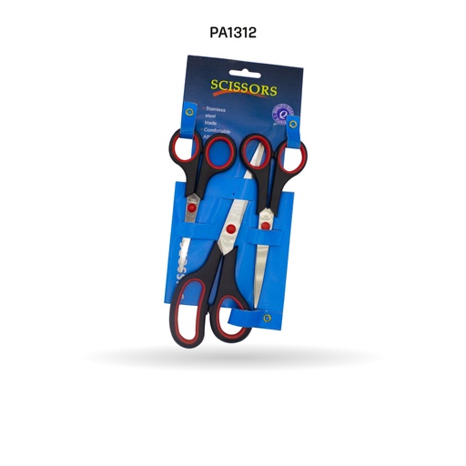[PA1312] TIJERAS SCISSOR 3 PCS 5.5"7"8.5" [PAC3248-1312]