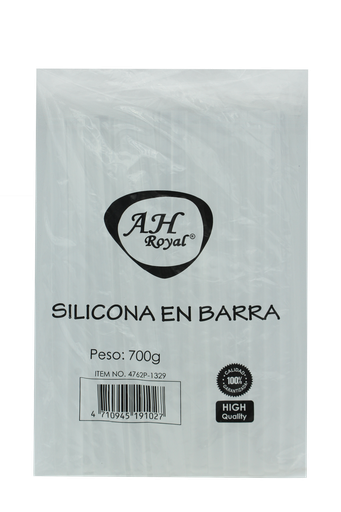 SILICONA AH ROYAL EN BARRA GRUESA X 700GRS x 25 cm [PAC3596-1329-4762P-700]