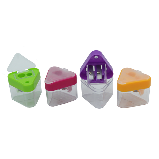 [PA1528] SACAPUNTA TRIANGULAR DOBLE DEPOSITO X 12 UND [PAC2093-1528-PAC2093-PAC70219]