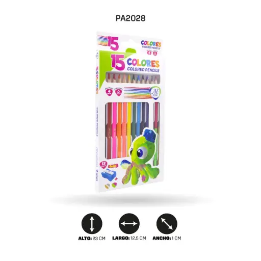 [PA2028] COLOR AH ROYAL UNIPUNTA 15 COLORES 13 PIEZAS 4 MM [PAC2745-2028]