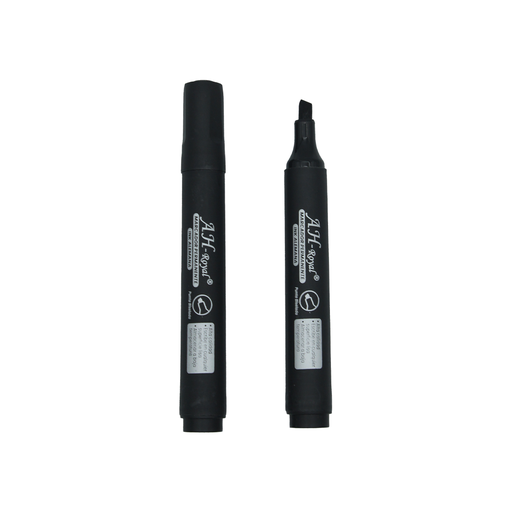 [PA2566] MARCADOR AH ROYAL NEGRO PERMANENTE BISELADO [PAC70574-2566]