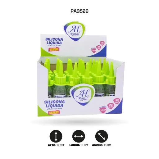 SILICONA AH ROYAL LIQUIDA X 30ML DISPLAY X24 [PAC50197-3526]