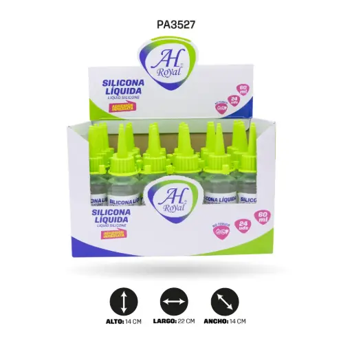 SILICONA AH ROYAL LIQUIDA X 60ML DISPLAY X24 [PAC50198-3527]