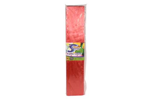[PA3727] PAPEL CREPE METALIZADO ROJO X20 (6907888720621) [80-62]