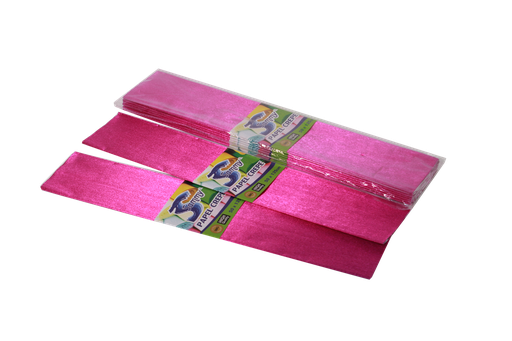 [PA3729] PAPEL CREPE METALIZADO FUCSIA X20 (6907888720645) [80-64]