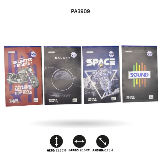 [PA3909] BLOCK OFICIO []