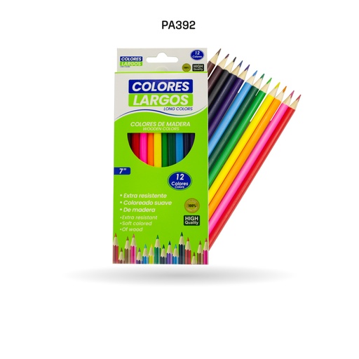 [PA392] COLOR LARGO DE 7' X 12 UND [PAC2022-PAC4823]