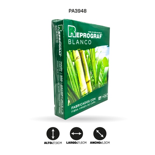 [PA3948] RESMA CARTA BLANCO REPROGRAF DE 75GR DE 500 HOJAS
