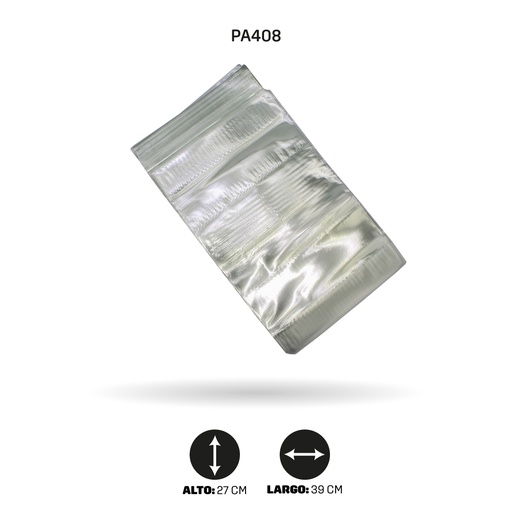 [PA408] FORRO PARA CUADERNO GRANDE TRANSPARENTE X100 [PAC60029-408]