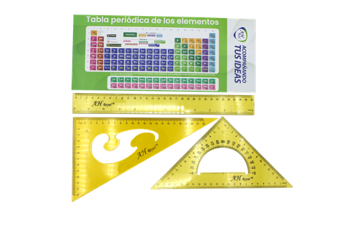 [PA4098] JUEGO GEOMETRICO AHROYAL SILICONADO GRANDE CON TABLA PERIODICA [PAC2075-4098]
