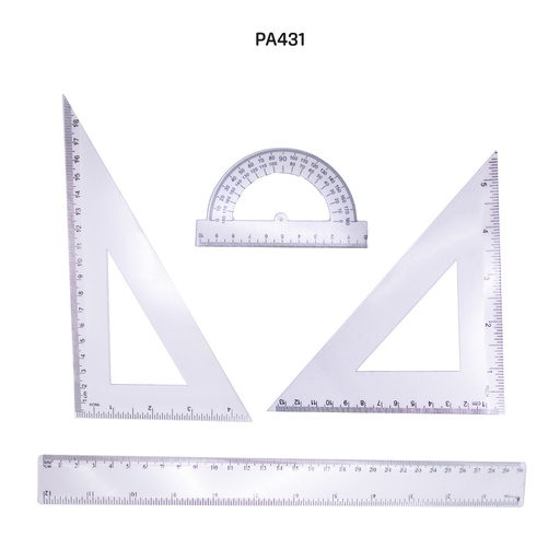 [PA431] JUEGO GEOMETRICO PEQUEÑO ESCUADRA GRANDE [PAC2076-431- PAC3281-431]