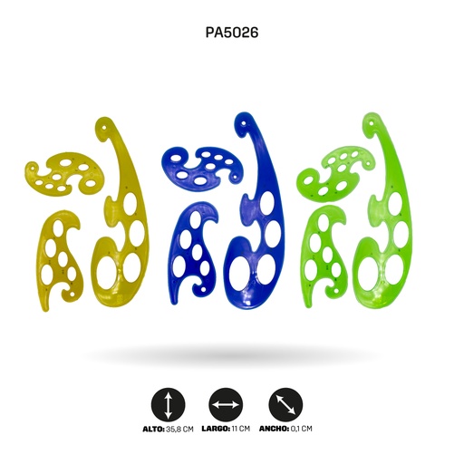 [PA5026] CURVIGRAFO X 3 UND [PAC2143-5026]