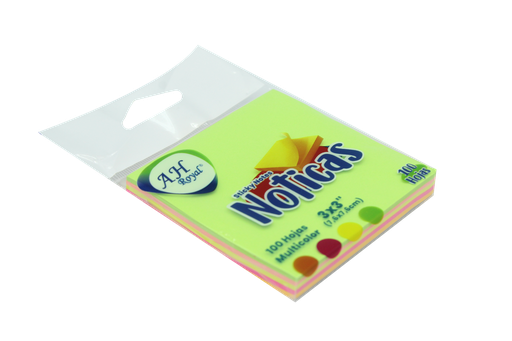 [PA601] NOTAS AH ROYAL NEON X100 HOJAS [PAC90508-PAC70564-601]