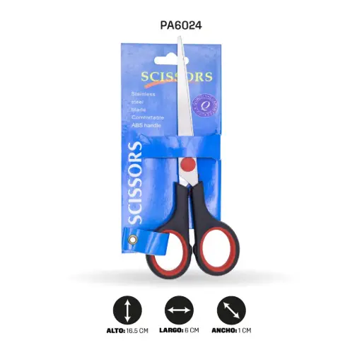[PA6024] TIJERA 6.5" SCISSOR AZUL [PAC5236-6024]