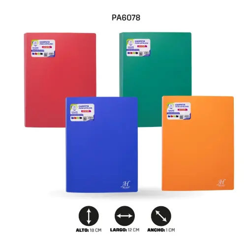 [PA6078] CARPETA PARA CATÁLOGO DE 40 HOJAS [PAC2526]