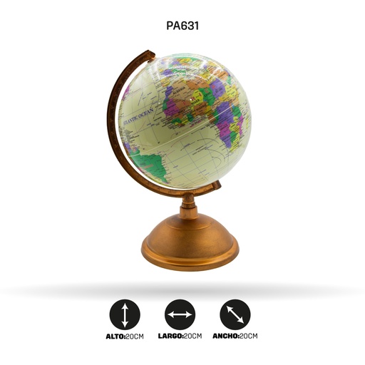 [PA631] GLOBO TERRAQUEO 20CM [PAC2195-631]