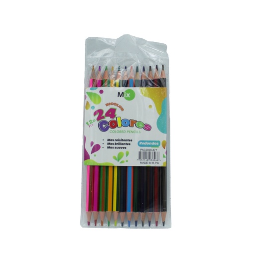 [PA877] COLOR MIX DOBLE PUNTA EN BLISTER DE VINILO [PAC2020-PAC4817]