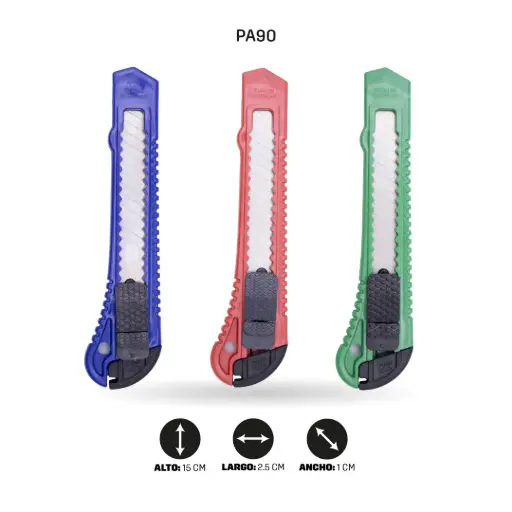 [PA90] BISTURI GRANDE DISPLEY X 12 UND [PAC3238-90-PAC60040-90]