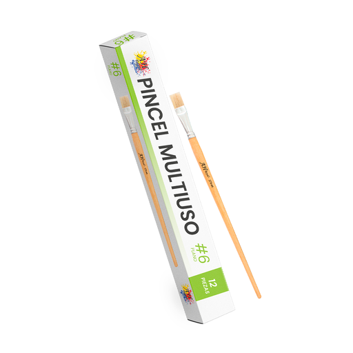 [PI1703] PINCEL CHINO AH ROYAL PLANO NO 6 X12 [PAC20006-1703-PAC80087-1703]