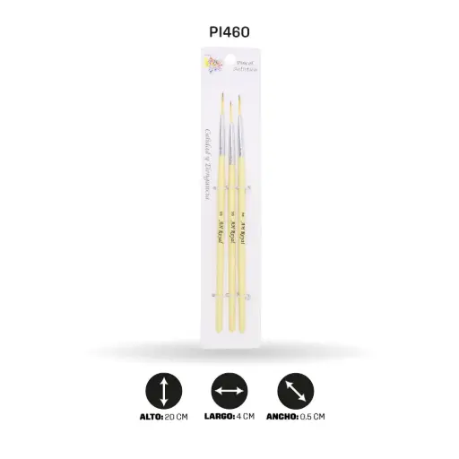 PINCEL AH ROYAL DELINEADOR 20/0 X 3  [PAC20032]