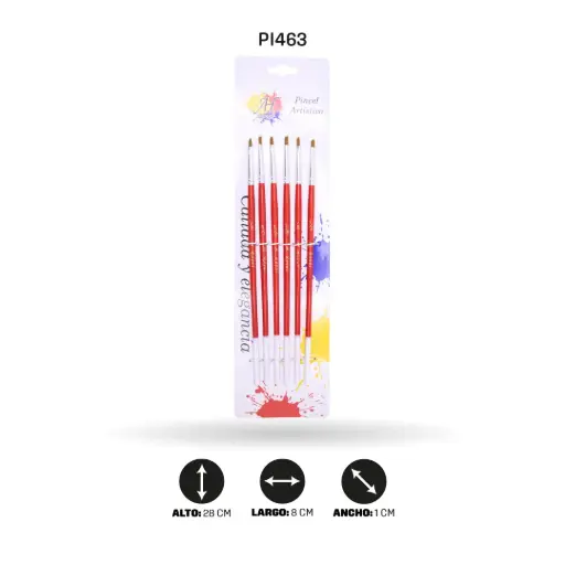 PINCEL AH ROYAL ANGULAR NO 1/8 X 6 [PAC20054-PAC20714A-463]