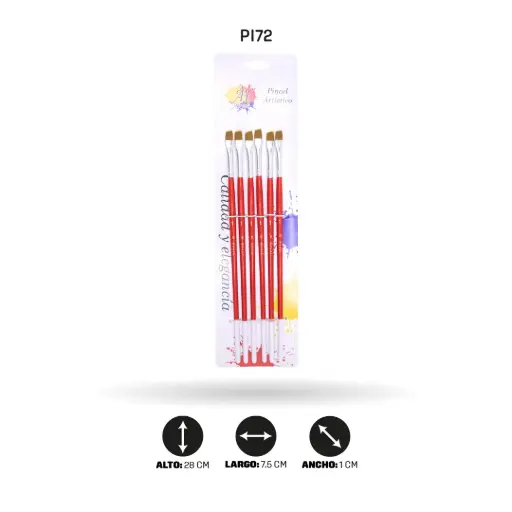 PINCEL AH ROYAL ANGULAR NO 1 X 6 [PAC20716-72]