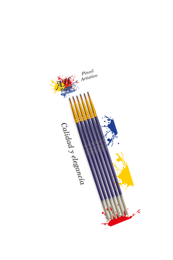 [PI907] PINCEL AH ROYAL REDONDO NO 2 X6  [PAC20063-907]