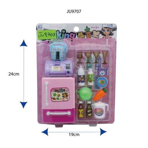 [JU9707] JUEGO DE NEVERA, PAQUETE PLANO [818-188]