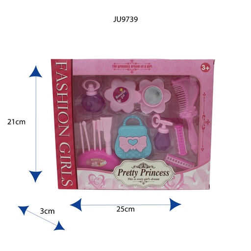 [JU9739] SET DE BELLEZA, PAQUETE PLANO CON RULOS [682-8A]