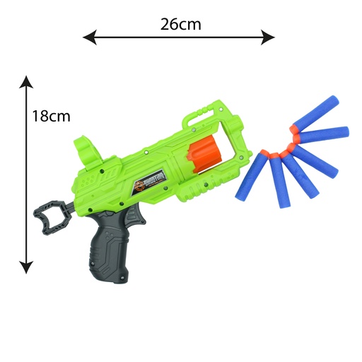 JUEGO DE PISTOLA DE JUGUETE DE DARDOS   [HY6018-1]