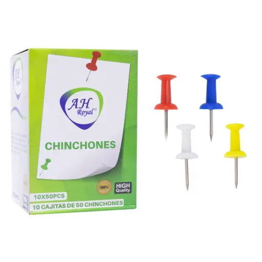 [OF154] CHINCHONES COLORES SURTIDOS X50 DISPLAY X 10 [PAC60026-154]