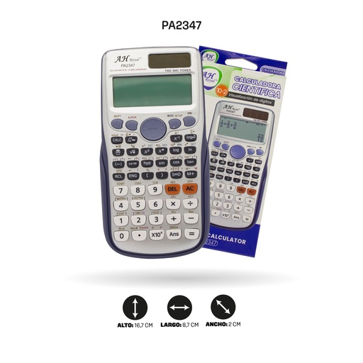 [PA2347] CALCULADORA AHROYAL CIENTIFICA FC-991ESP-C [PAC3592 ]