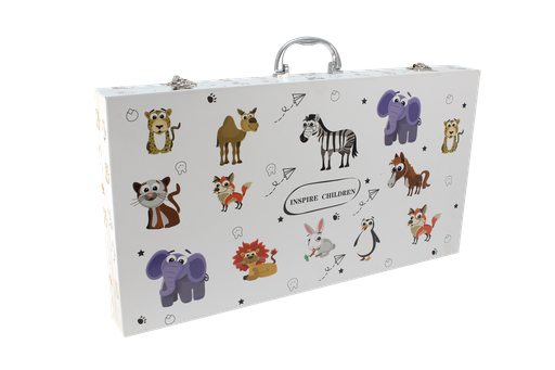 [PA9746] SET DE ARTE CAJA DE ANIMALES 104PCS [PAC3188]